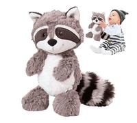 Racoon Toy, Children Cartoon Cute Soft Stuffed Animals Doll, Raccoon Te-ddy Doll for Display & Relaxing, Soft Animal Doll for Living Room Ornament