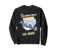 Racoonicorn Magic Unites Trash Panda Unicorn Lovers Racoon Sweatshirt