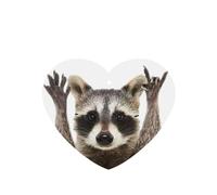 Racoons Printing Fashion Car Air Freshener Cards 10 Pcs Car Scented Hanging Sheets
