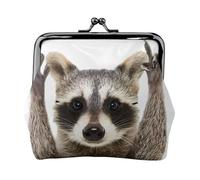 Racoons Printing Small Coin Purse, Lightweight Travel Wallet for Sightseeing Tours and Shopping Sprees