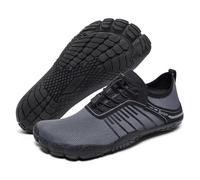 Racqua Mens Water Shoes Beach Diving Swim Slip-On Shoes Aqua Lightweight Boating Pool Quick Dry Outdoor Surfing Fishing Shoes Grey EU 36 = UK 3.5