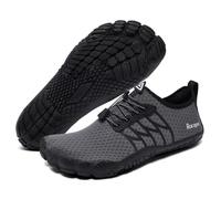 Racqua Quick Dry Outdoor Boat Womens Sea Beach Barefoot Mens Breathable Lightweight Shoes Swim Water Shoes Slip On Hiking Pool Surfing Diving Shoes Grey EU 47 = UK 14