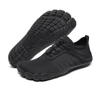 Racqua Water Shoes Men Women Aqua Swimming Quick Dry Barefoot Pool River Boating Non-Slip Beach Diving Adult Sport Shoes Black EU 46 = UK 11