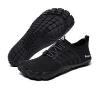 Racqua Water Shoes Mens Quick Dry Sea Womens Beach Swim Barefoot Breathable Lightweight Shoes Slip On Hiking Boat Pool Outdoor Surfing Diving Shoes Black EU 36 = UK 5