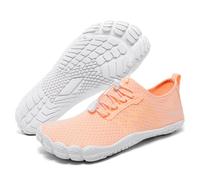 Racqua Water Shoes Slip On Hiking Boat Pool Outdoor Surfing Diving Shoes Mens Quick Dry Sea Womens Beach Swim Barefoot Breathable Lightweight Shoes Light Pink EU 39 = UK 7