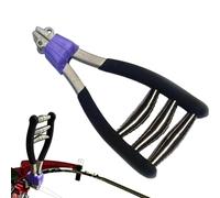 Racquet Stringing Tools Set, Wide Head 3-Spring Starting Clamp & String Holding Pliers, Manual Pulling Clamp for Tennis & Badminton Stringing Machine