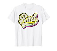 Rad 80s Women Men 1980s Retro Vintage Eighties Costume Party T-Shirt