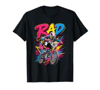 Rad Bicycle Rider Retro 80's Racing Classic Throwback Vibe T-Shirt