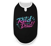Rad Dad Dog And Cat Clothes Pet Summer Sleeveless T Shirt Basic Vest 2XL