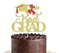 Rad Grad Cake Topper - Congrats Radiologist Graduation Cake Supplies - Radiology Tech - Congrats Doctor - Medical School Graduation Party Decorations