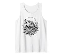 Rad Howling Wolf Design for The Wolfpack Tank Top