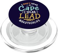 Rad Tech Don't Wear A Cape I Wear Lead Radtechlife Radiology PopSockets PopGrip for MagSafe