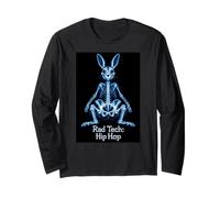 Rad Tech Hip Hop X-ray Rabbit Skeleton Radiology Easter Long Sleeve T-Shirt