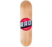RAD Unisex - Adult Solid Logo Skateboard, Wood, 7.75 Inches