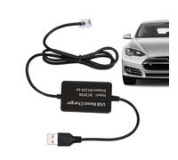 Radar Detector Cable,USB to Rj11/DC 3.5 Replacement Power Cable - Connect to Car Charger, Thickened Connecting Cables for, Escort Whistler