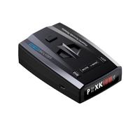 Radar Detector for Speed Cameras, RAD1000 360° Laser Detection, Black | X K Ka Ku Laser Bands, 300-1000m Detection, 4 Modes City Highway Mute I-Mute, English Chinese Russian, DC 12V, Anti-Slip Pad