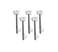 Radar Disabled Toilet Key Small Head Steel 90mm 5 Pack Long by Solid As A Lock Hardware