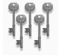 Radar Disabled Toilet Key Standard Size 5 Pack by Solid As A Lock Hardware