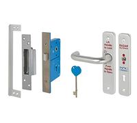 Radar Lock Set for Toilet Doors Under Phlexicare Blue Badge National Key Scheme (Left Hand Set)