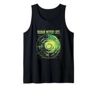 Radar Never Lies Meteorology Weather Tracker Storm Chaser Tank Top