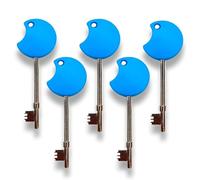 Radar NKS Disabled Blue Badge Toilet Key Easy Turn Wide Top 5 Pack by Solid As A Lock Hardware