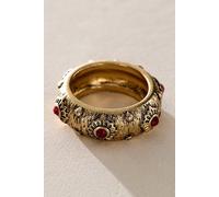 Radar Studded Ring at Free People in Burgundy & Gold, Size: US 8 - female