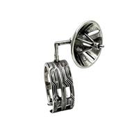 Radars Shape Convertible Ear Clip and Rings Copper Fashionable Geometric Jewelry Accessories for Women Contemporary Ear Deck
