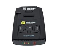RadarShield Advanced Radar Detector for Cars, Ghost Radar & Laser Detector with Long Range Detection, IVT Filtering, Laser Detection, Mute & Dim Buttons, Includes Mount & 12V Adapter, Black