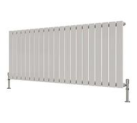 Radbliss Horizontal Flat Panel Radiator 600x1428mm White Single Design RAD Central Heating