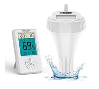 Raddy PT-1 Wireless Pool Thermometer Floating Easy Read Digital Water Thermometer for Indoor and Outdoor Swimming Pools Hot Tubs Pond Bath