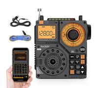 Raddy RF320 APP Control Shortwave Radio, AIR/FM/VHF/SWReceiver with Bluetooth, Portable Radio Rechargeable with 9.85 Ft Wire Antenna