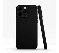 RadEnergy EMF Protection and Anti Radiation Liquid Silicone Shungite Case for iPhones, 5G Shield Reduction, Lightweight Protective Back Cover (Black, 16 Pro)