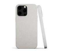RadEnergy EMF Protection Anti Radiation Liquid Silicone Shungite Case for iPhone 13 Mini, FCC-Recognized & NVLAP-Accredited Up to 99% Radiation Reduction, Lightweight 5G Shield Cover, Beige