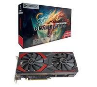Radeon RX 5700 XT Graphics Card, 8GB GDDR6 256-Bit RDNA Architecture 1755/1905 MHz (Base/Boost Clock) DirectX 12 HDMI DP PCIe4.0 AAA PC Gaming Video Card for Office Gaming (RX 5700 XT 8GB)