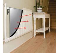 Radflek Radiator Reflector Panels - Heat Reflective Radiator Foil Sheet - Contains 8 Energy Saving Radflek Radiator Reflectors - Easy Install with Manual and Clips Included - Fits Up to 16 Radiators