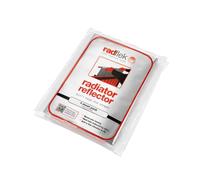 Radflek Radiator Reflector Panels - Heat Reflective Radiator Foil Sheet - Contains 2 Energy Saving Radflek Radiator Reflectors - Fits Up to 4 Radiators