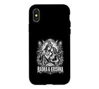 Radha And Krishna Love Beyond Worlds Divine Case for iPhone X/XS