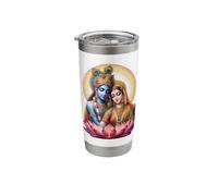 Radha and Krishna Love Stainless Steel Insulated Tumbler