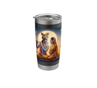 Radha and Krishna Love Stainless Steel Insulated Tumbler