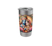 Radha and Krishna Love Stainless Steel Insulated Tumbler