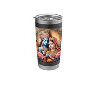 Radha and Krishna Love Stainless Steel Insulated Tumbler