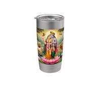 Radha and Krishna Love Stainless Steel Insulated Tumbler