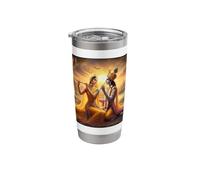 Radha and Krishna Love Stainless Steel Insulated Tumbler