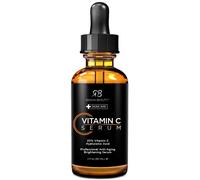 Radha Beauty Natural Vitamin C Serum for Face, 60mL - 20% Organic Vitamin C + Vitamin E + Hyaluronic Acid, Facial Serum for Anti-Aging, Wrinkles, and Fine Lines