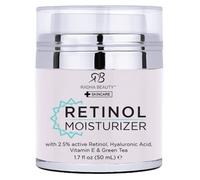 Radha Beauty Retinol Moisturiser Miracle Cream for Face - with Retinol, Hyaluronic Acid, Vitamin E and Green Tea. Best Night and Day Moisturising Cream 50ml