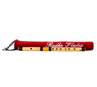 Radhe Flutes PVC Fiber A Natural Bansuri Higher Octave Right-Handed | Durable, Washable, Crack-Resistant Flute with Velvet Cover, Paper Tube & Beginner Course