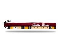 Radhe Flutes | Right-handed C Natural with velvet cover | matched with Tanpura A=440Hz | PVC fiber