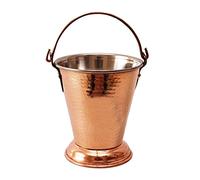 Radhna Designer Steel Copper Bucket Balti, For Serving Dishes, Kitchenware & Tableware, 300 Ml
