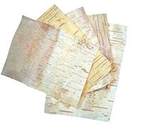 Radhna Indian Traditional Bhojpatra Sheet, Bhoj Patra Sheet Set of 5