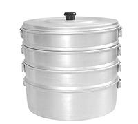 radhna Traditional Indian Aluminium Momos Steamer Large, No 11, 4.750 Ltrs Capacity Cooking Utensil